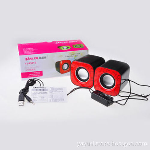 Two Small Boxes Bubble Printed Mini Speaker